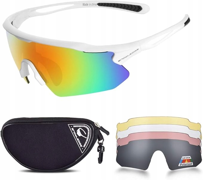 SPORTOWE OKULARY ROWEROWE OKULARY PRZECIWSŁONECZNE SNOWLEDGE