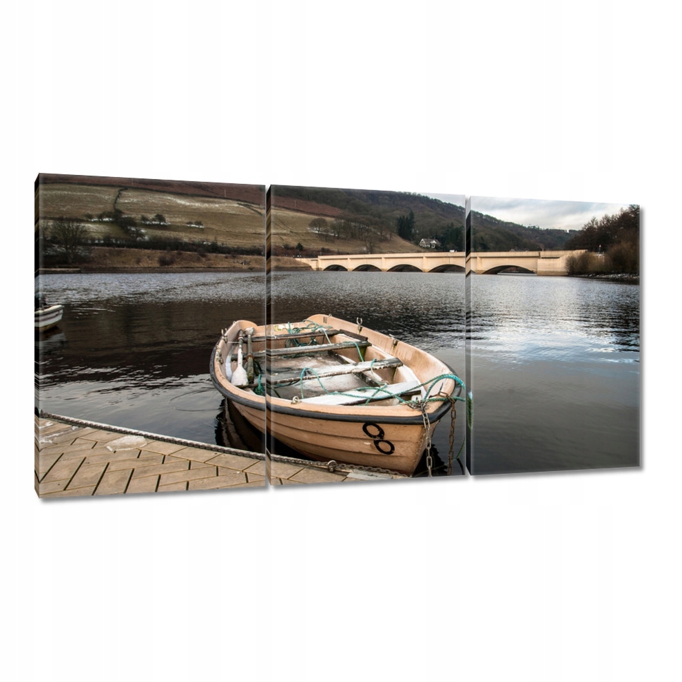 

Obrazy 120x60 Łódź wędkarska