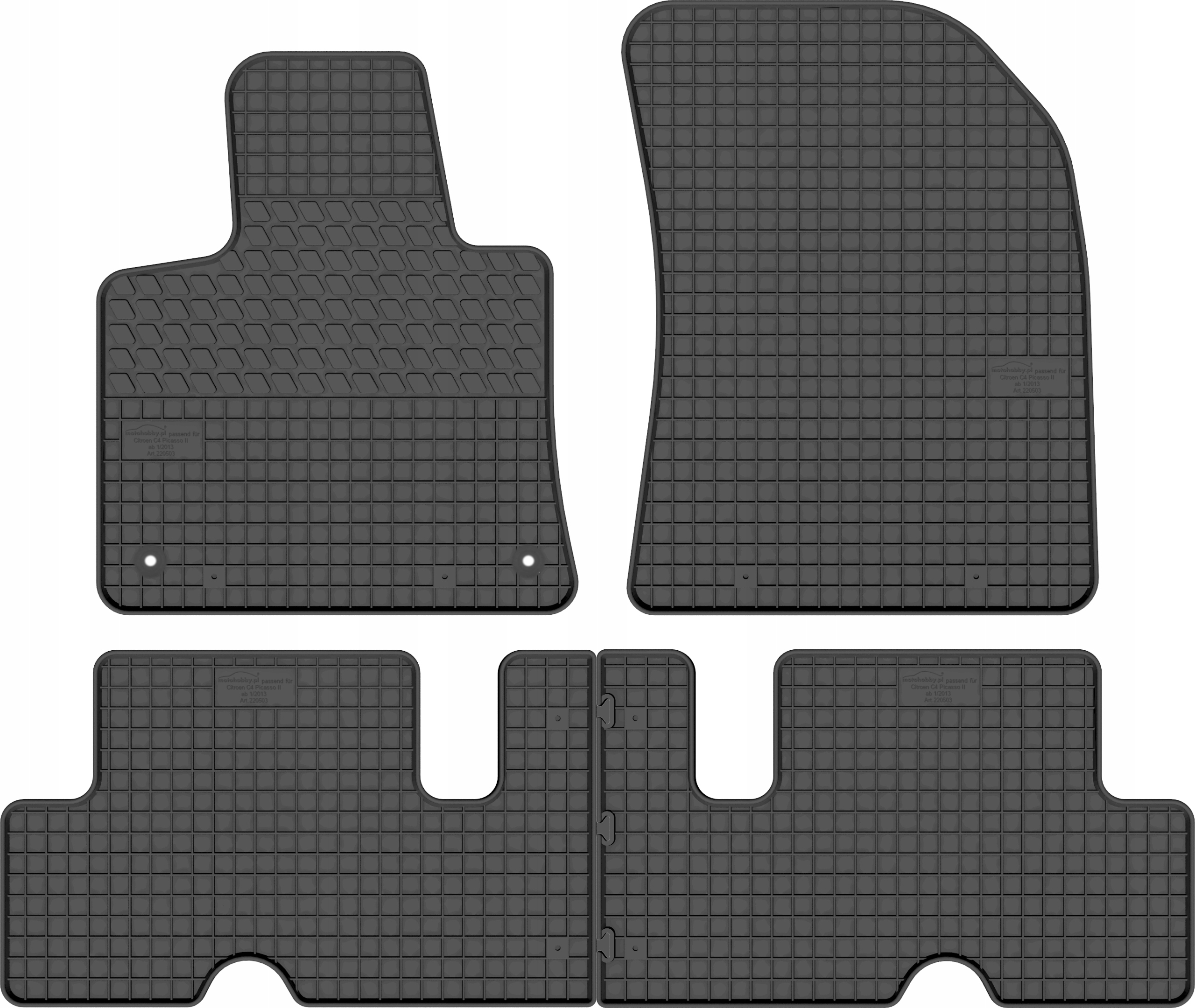 

Dywaniki gumowe do Citroen C4 Picasso II 2013-2018