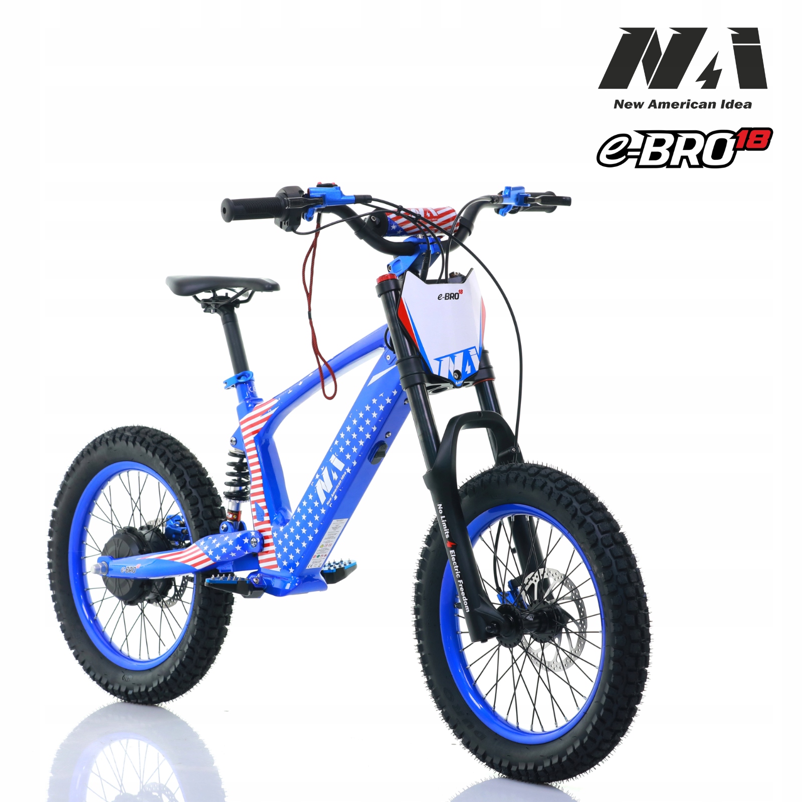 Nai e-BRO 18 motocykl elektryczny dla dzieci model 2025