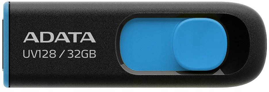 Adata Pendrive UV128 32GB Usb 3.2 Gen1 czarno niebieski