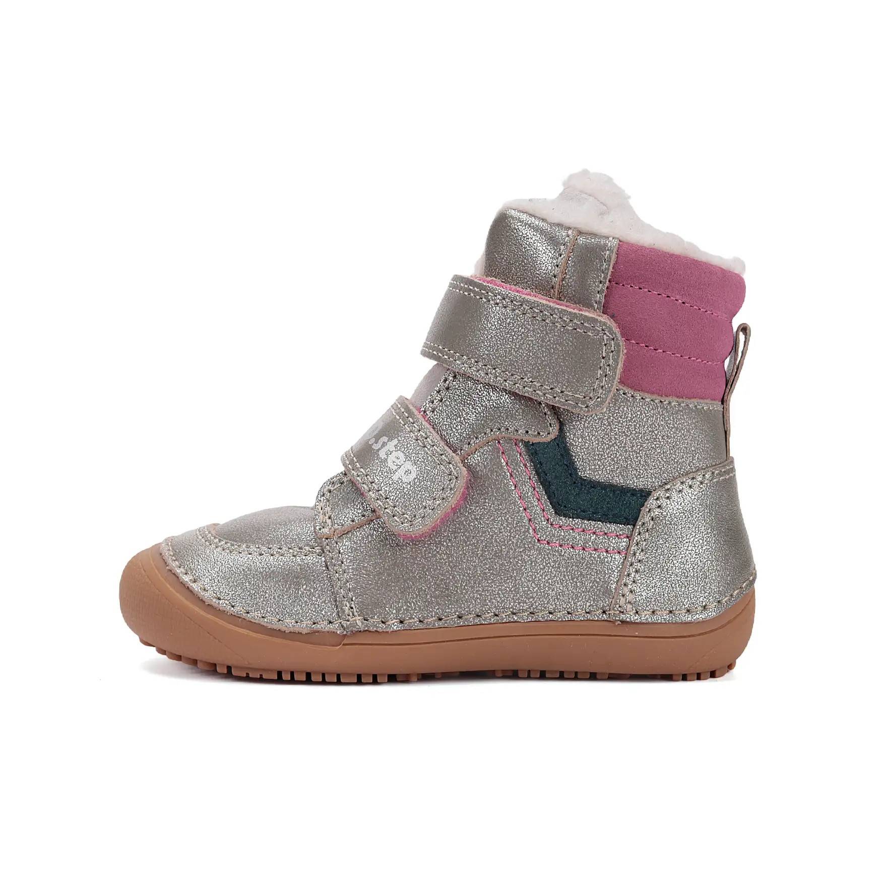Zimowe buty barefoot W063-52804D Champagne 31