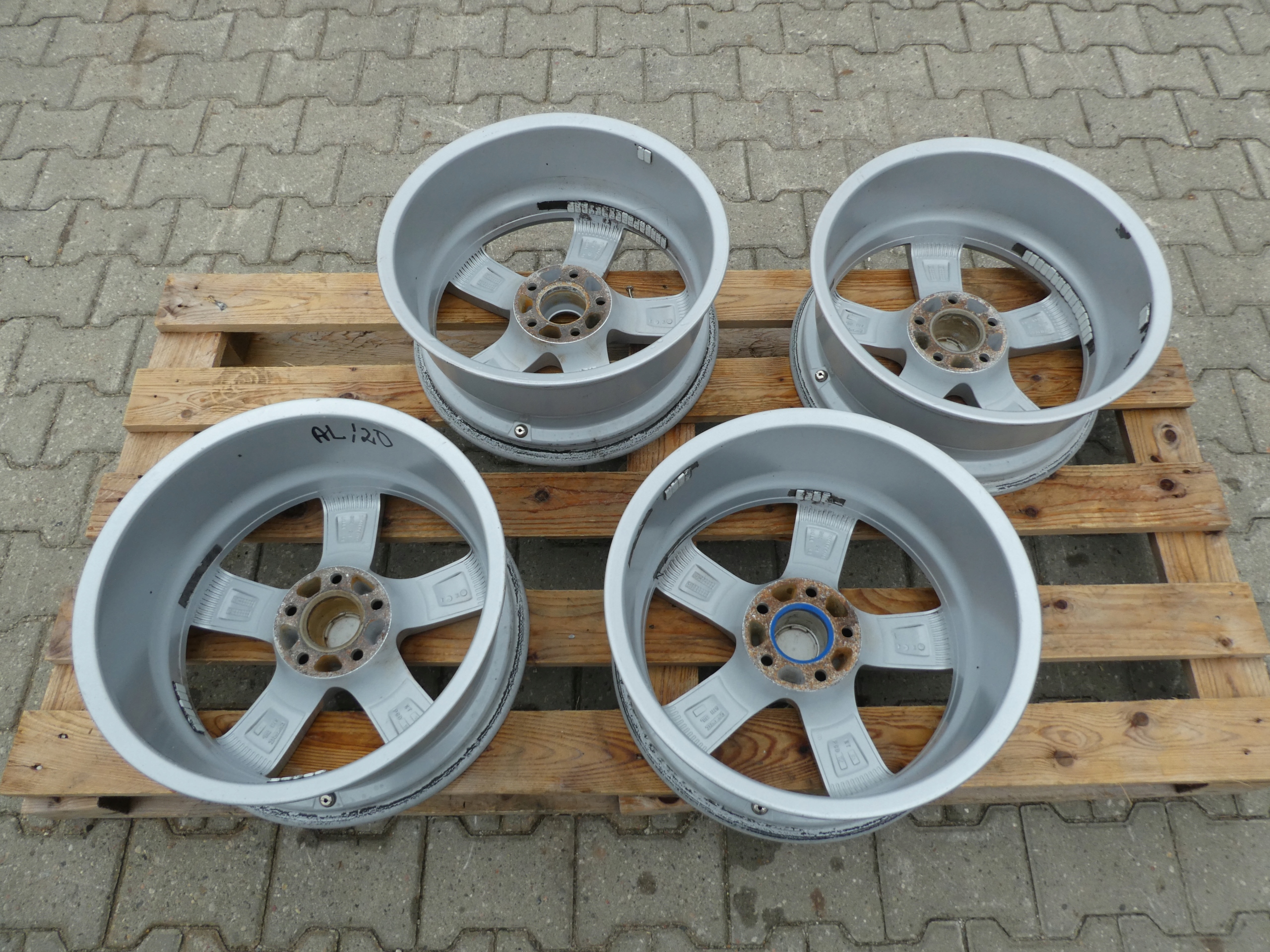 4X discs aluminium disc KBA 49291 VW 5X112