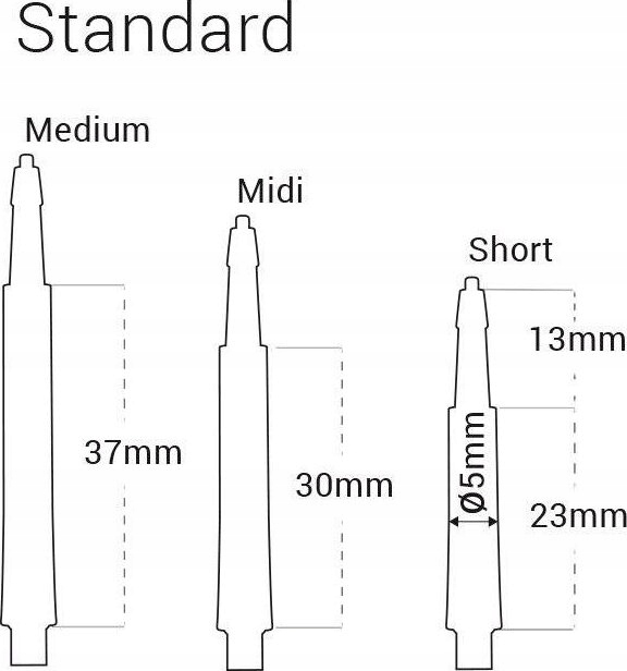 SHAFTY HARROWS CLIC STANDARD, POMARAŃCZOWE midi Marka Harrows