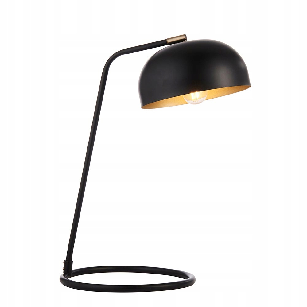 Endon Stolná lampa čierna matná, industriálny štýl, E14 7W, stmievateľná