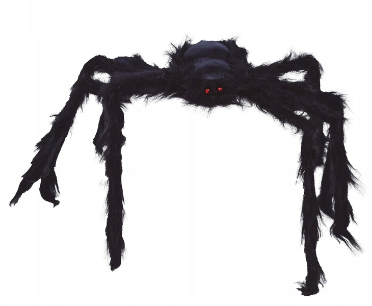 Pavouk 150 CM Svítící Oči Dekorace Ozdoba Halloween