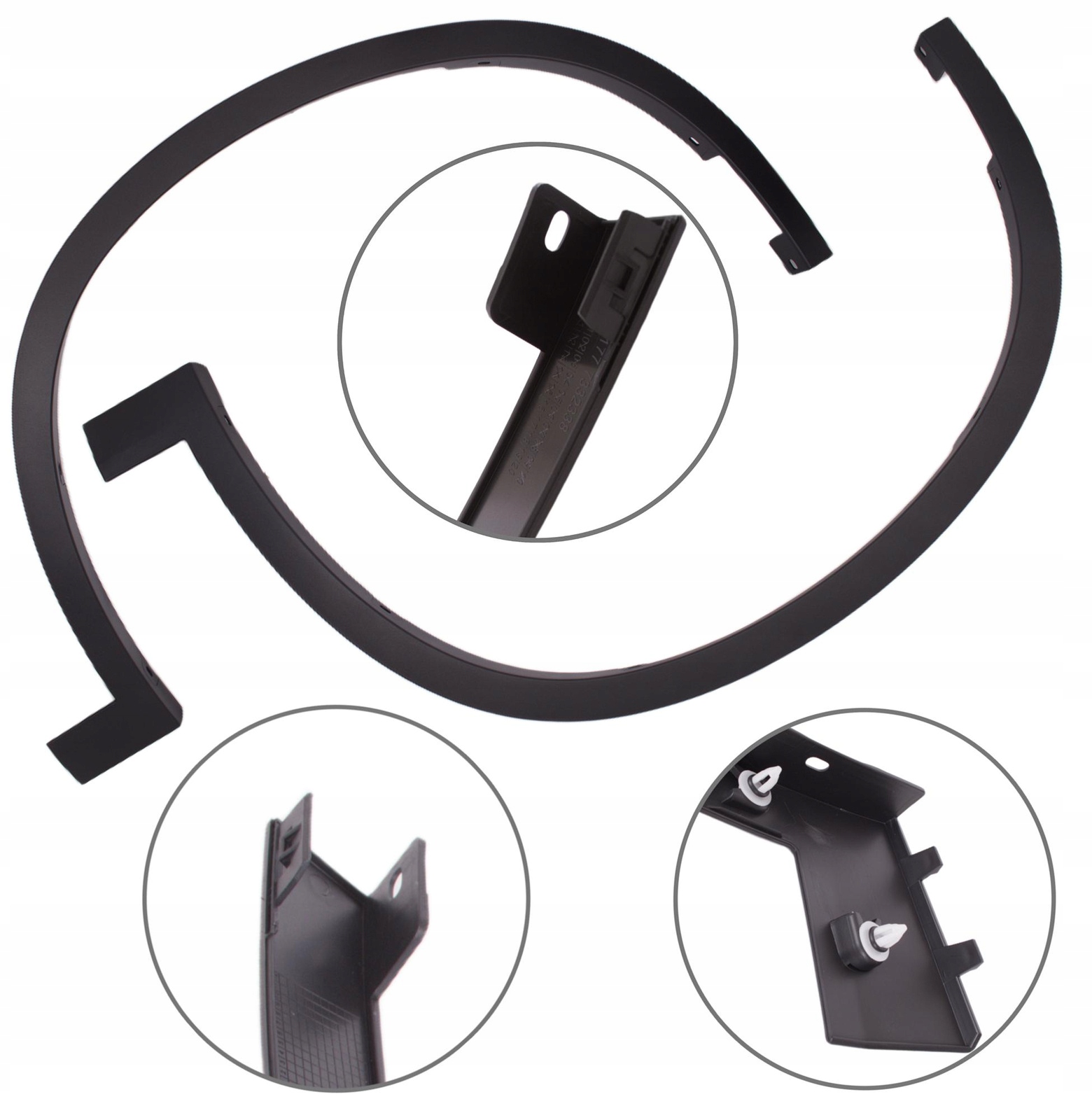 Bmw X1 F48 2014 Lišty Kryty Blatníků Přední Levá a Pravá Komplet