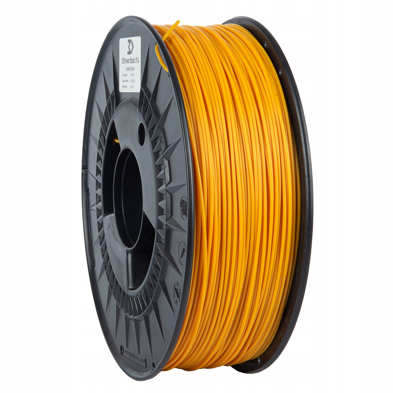 Filament 3DPower Basic PLA 1.75mm Amber Yellow 1kg ŻÓŁTY