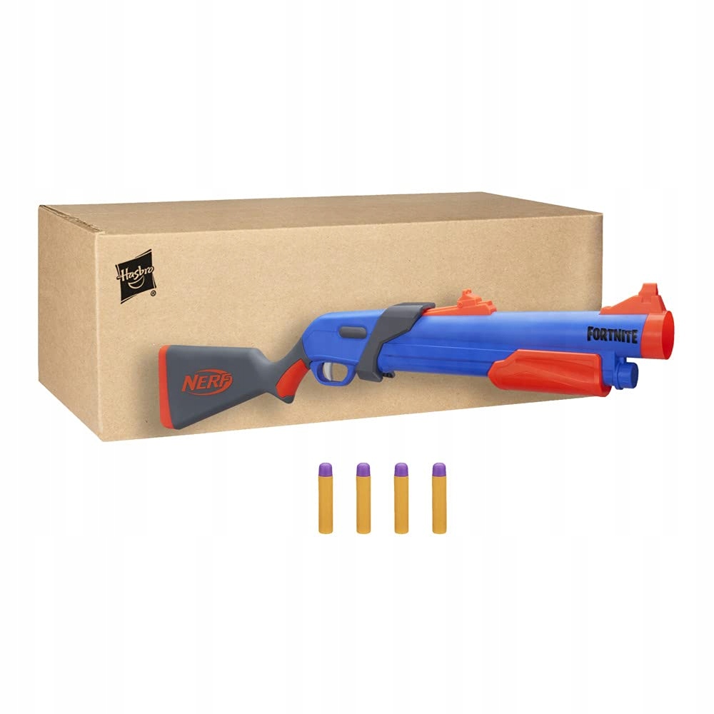 Nerf Fortnite pompa SG F0318 Blaster.STAN IDEALNY .BRAK PIANKOWYCH NABOJI Materiał plastik