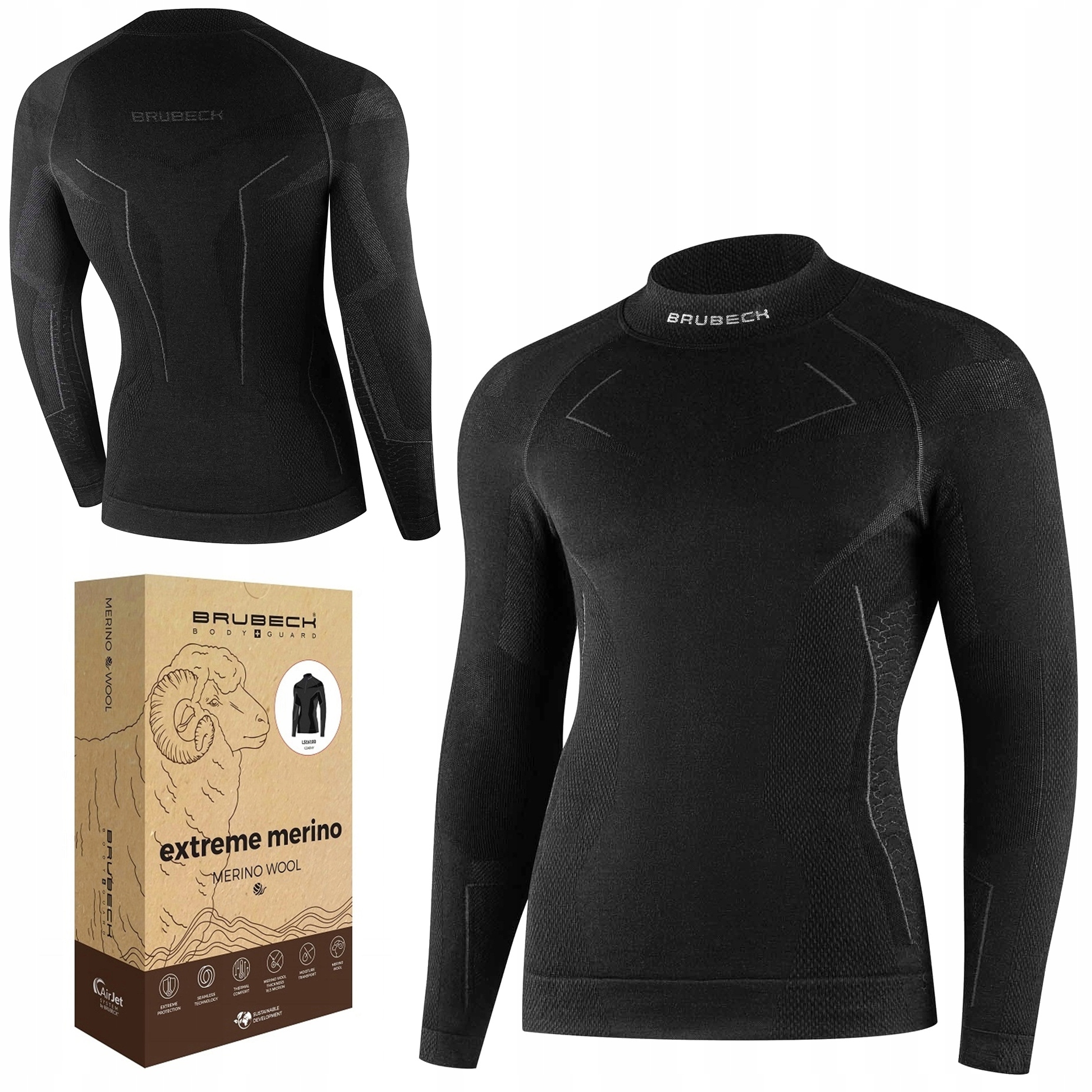 Mikina Brubeck Extreme z merino vlny XL