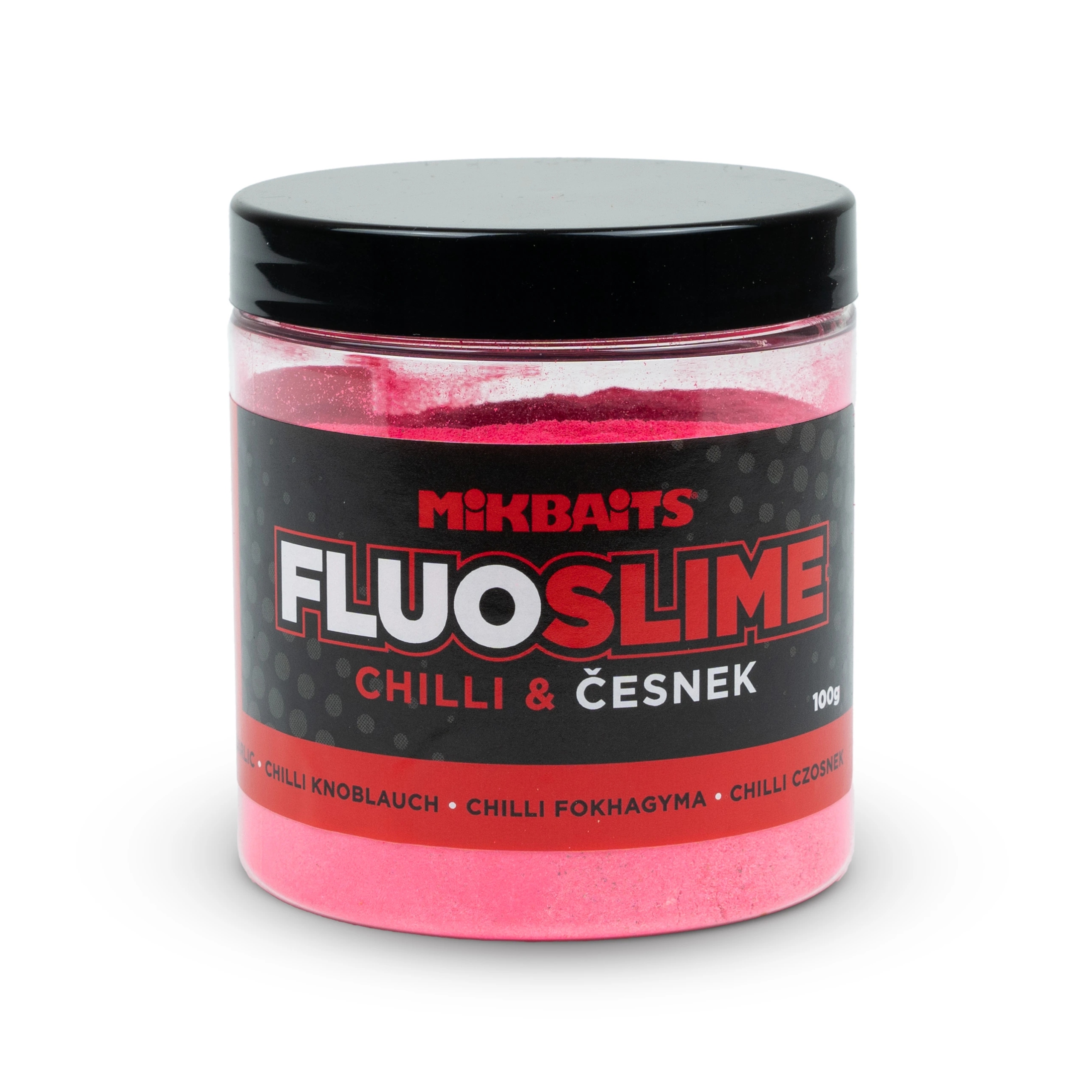 Mikbaits Fluo slime obalovací dip Chilli Česnek 100g