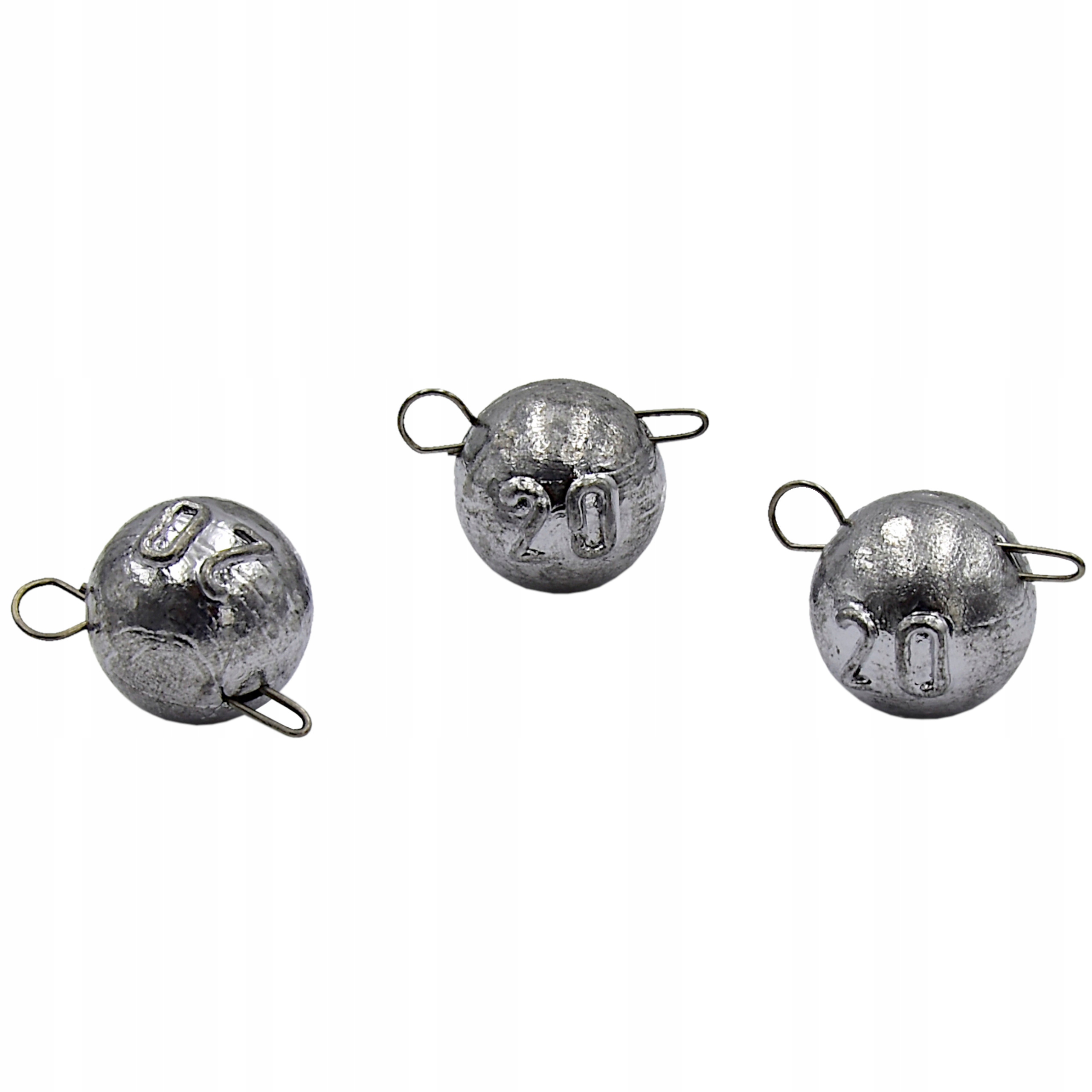 Czeburaszka główka ołowiana składana 20 g - 3 szt