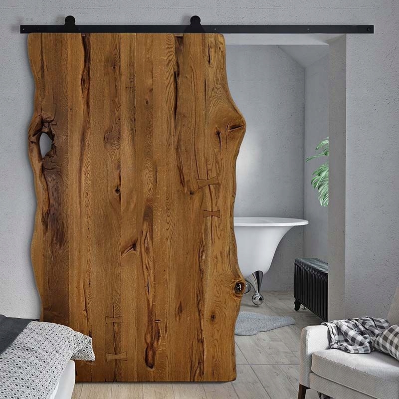 Dubové posuvné dveře One Board Premium 100-130x210 olej bronz