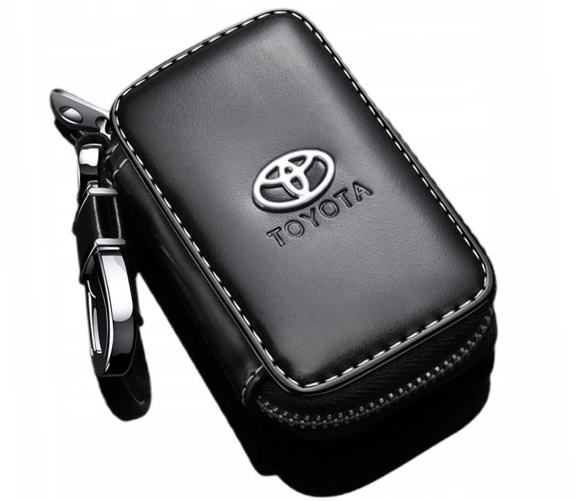 Toyota Etui Pokrowiec Skórzany Na Kluczyk Czarny