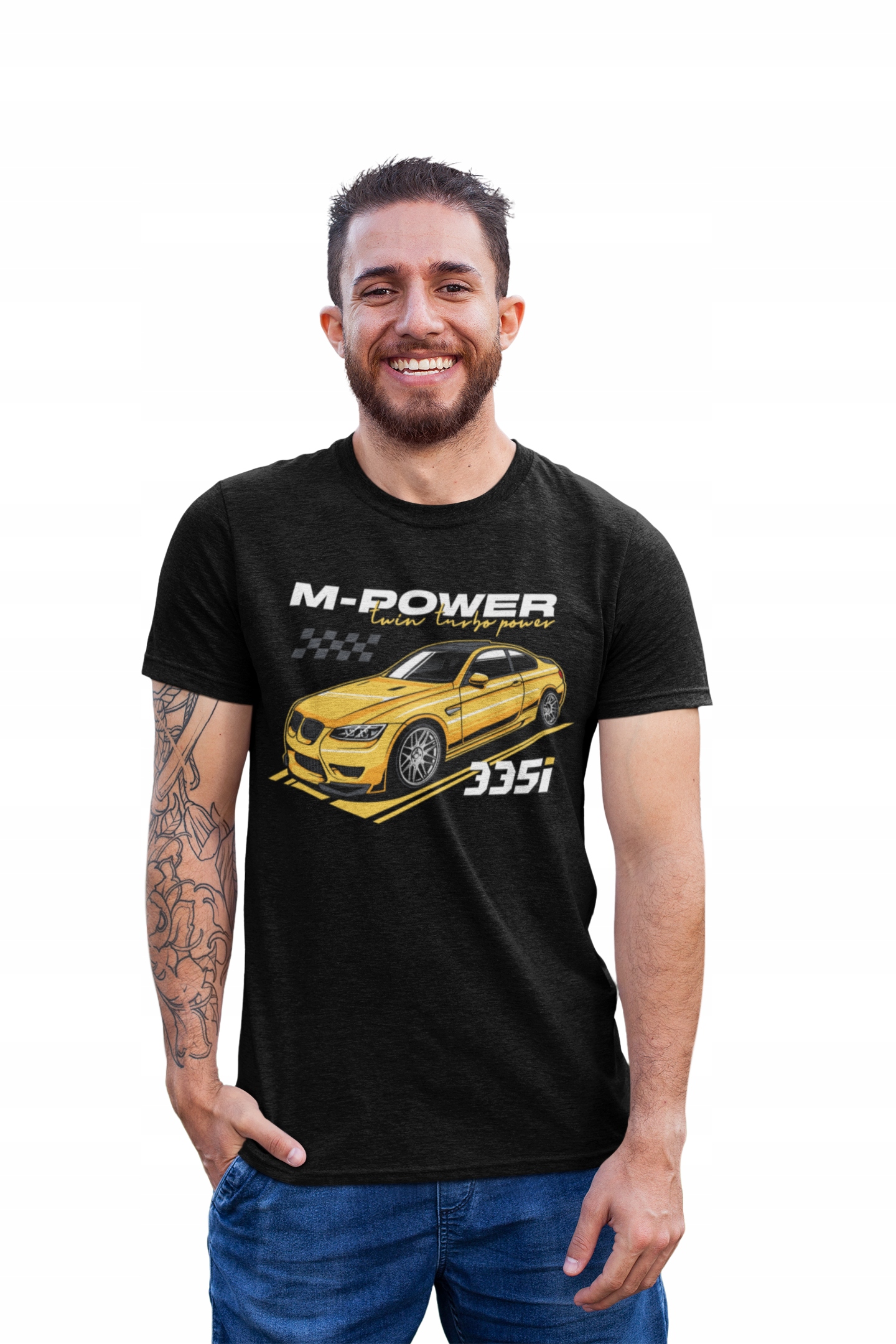 

Koszulka Motoryzacyjna Bmw Mpower 335I Twin Turbo