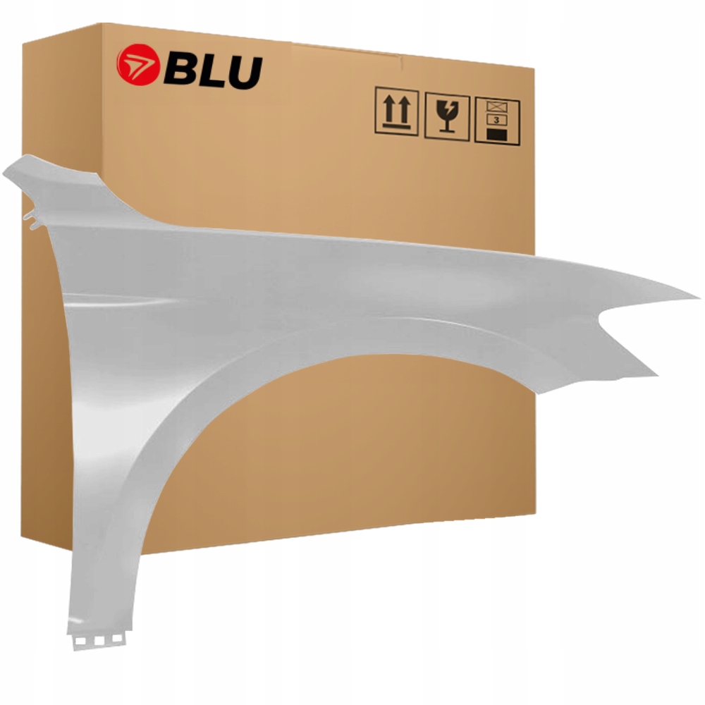 Blu Blatník Vw Passat B8 LB7S pravý stříbrný 14-23 přední pozink PyritSilber