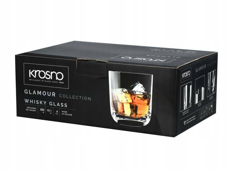 

Szklanki do whisky 300ml 6szt. Glamour Krosno