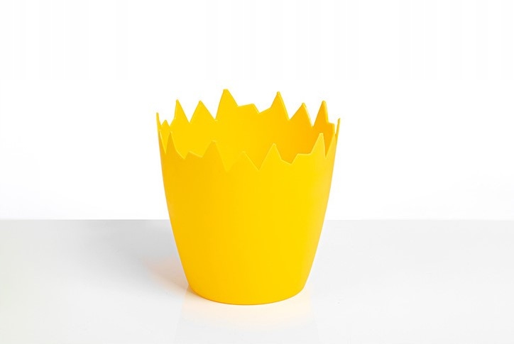 

Skorupka 10 cm osłonka doniczka Wielkanocna żółty