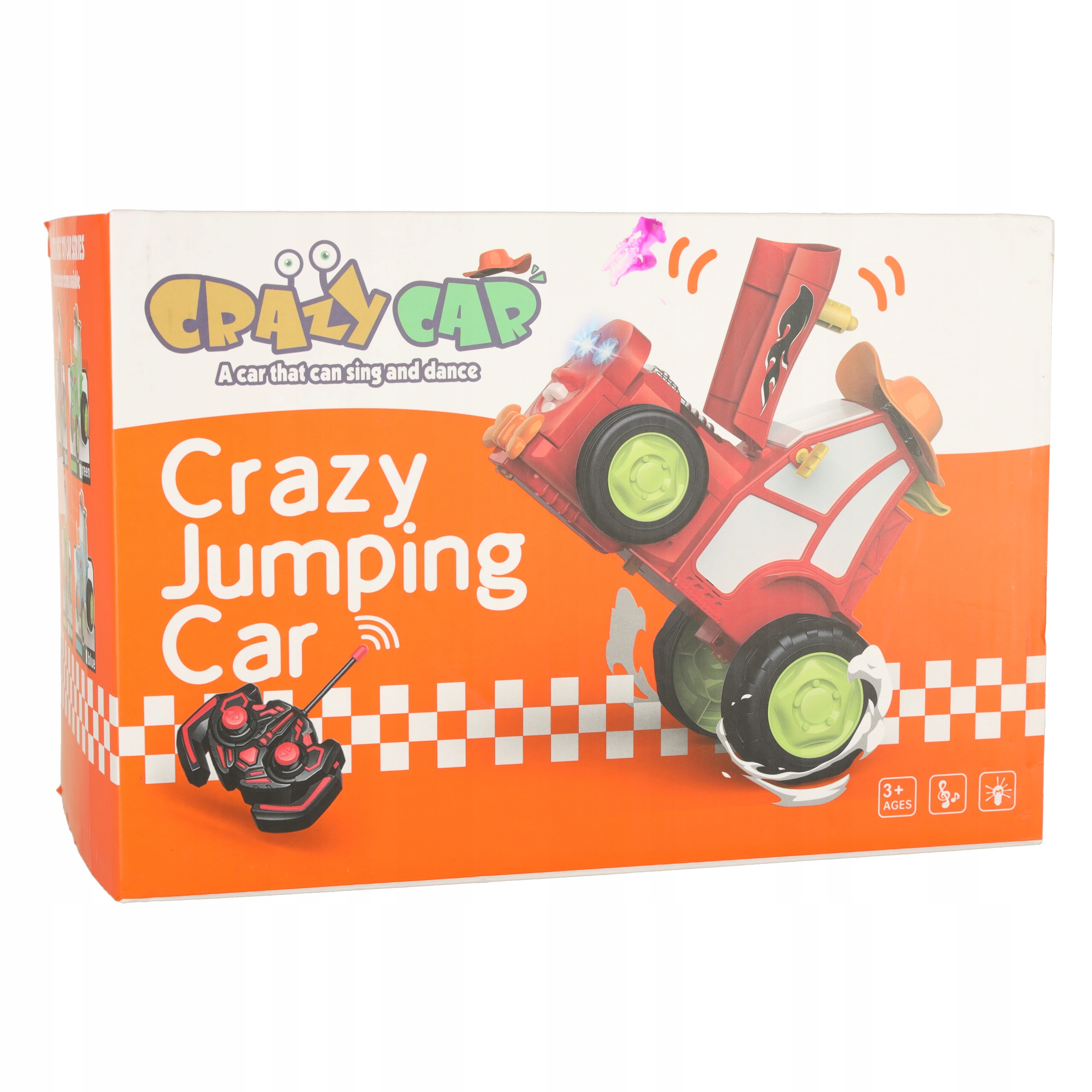 Traktor ciągnik auto RC zdalnie sterowany skaczący Efekty dźwiękowe świetlne