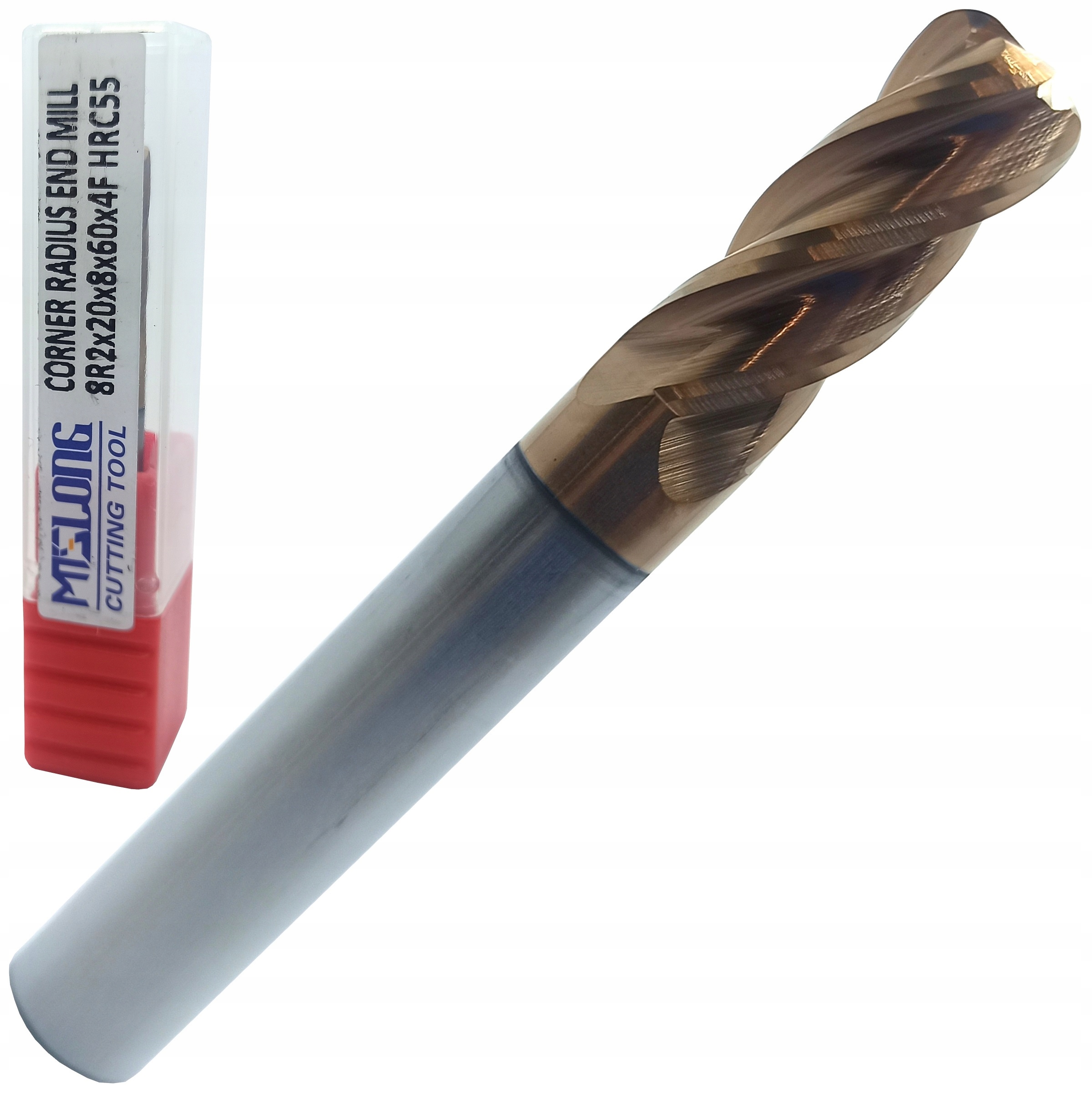 FREZ TORUSOWY VHM fi 8 R2 55HRC MTS PROMIENIOWY