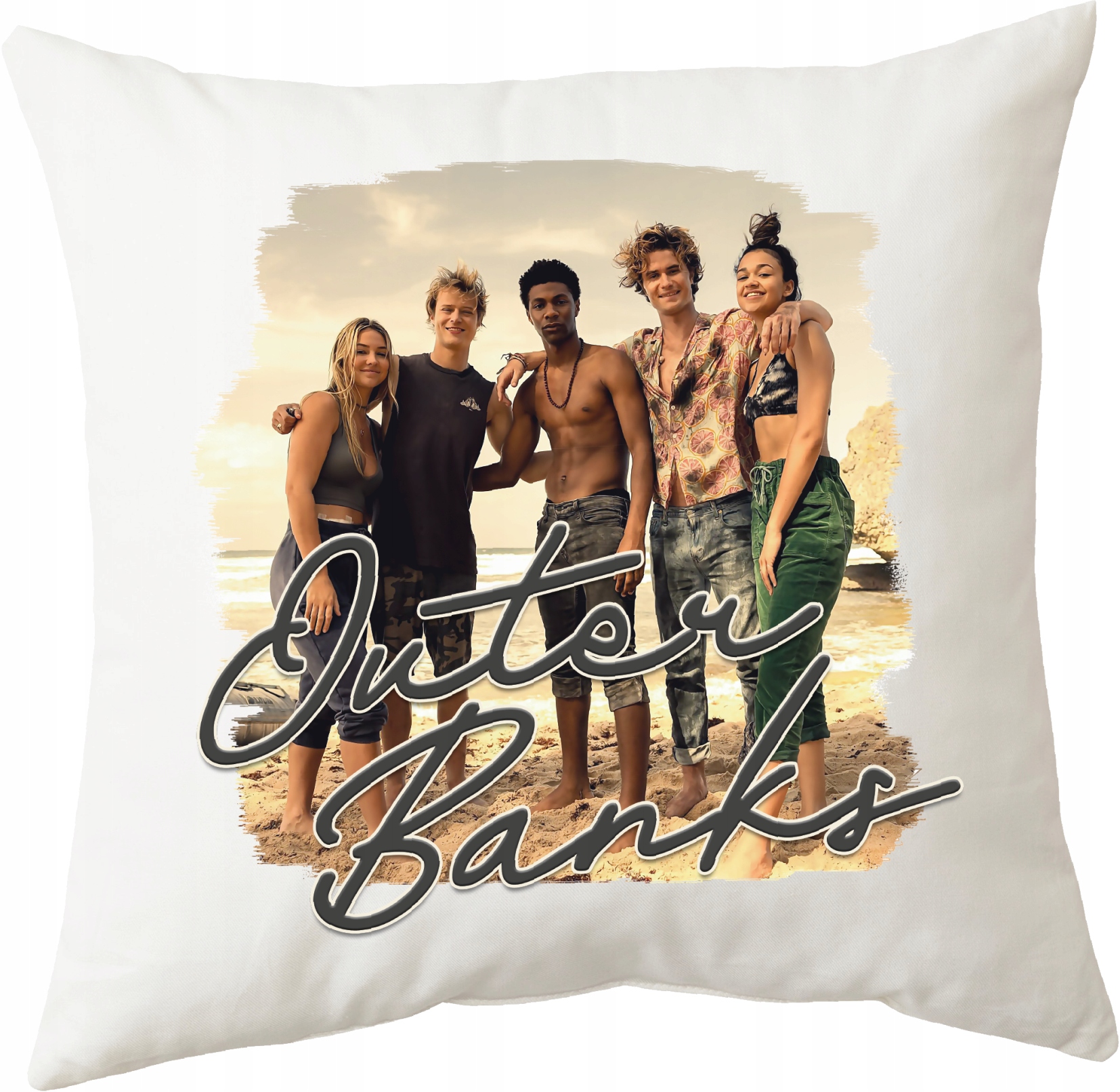 PODUSZKA + KUBEK z serialu OUTER BANKS Materiał ceramika