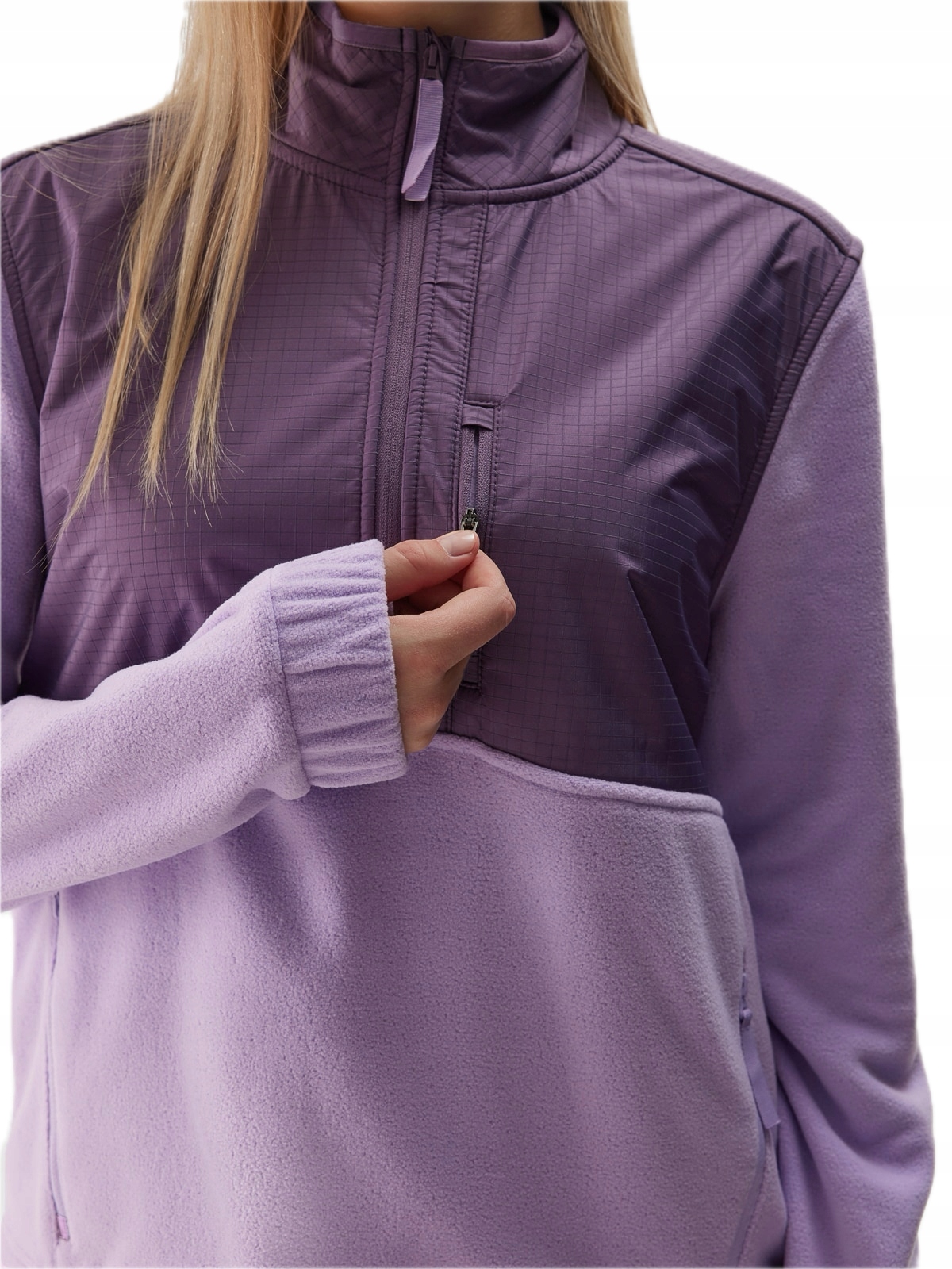 4F Dámský Polar Bez Kapuce Oversize F273 Fialová Velikost L