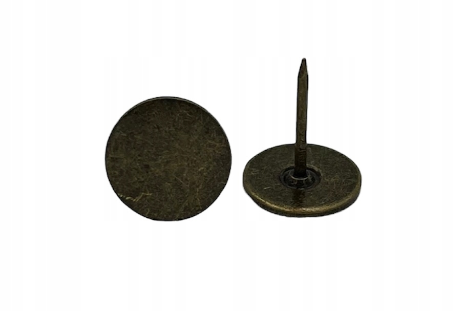 

Guziki Tapicerskie pinezki mosiądz 18 mm 25 szt