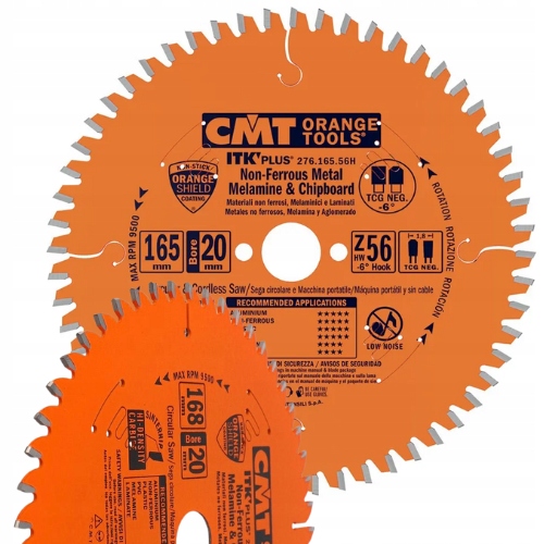 Cmt 276.168.52H Piła Tarczowa Do Laminatu Aluminium 168MM 52Z Zagłębiarki