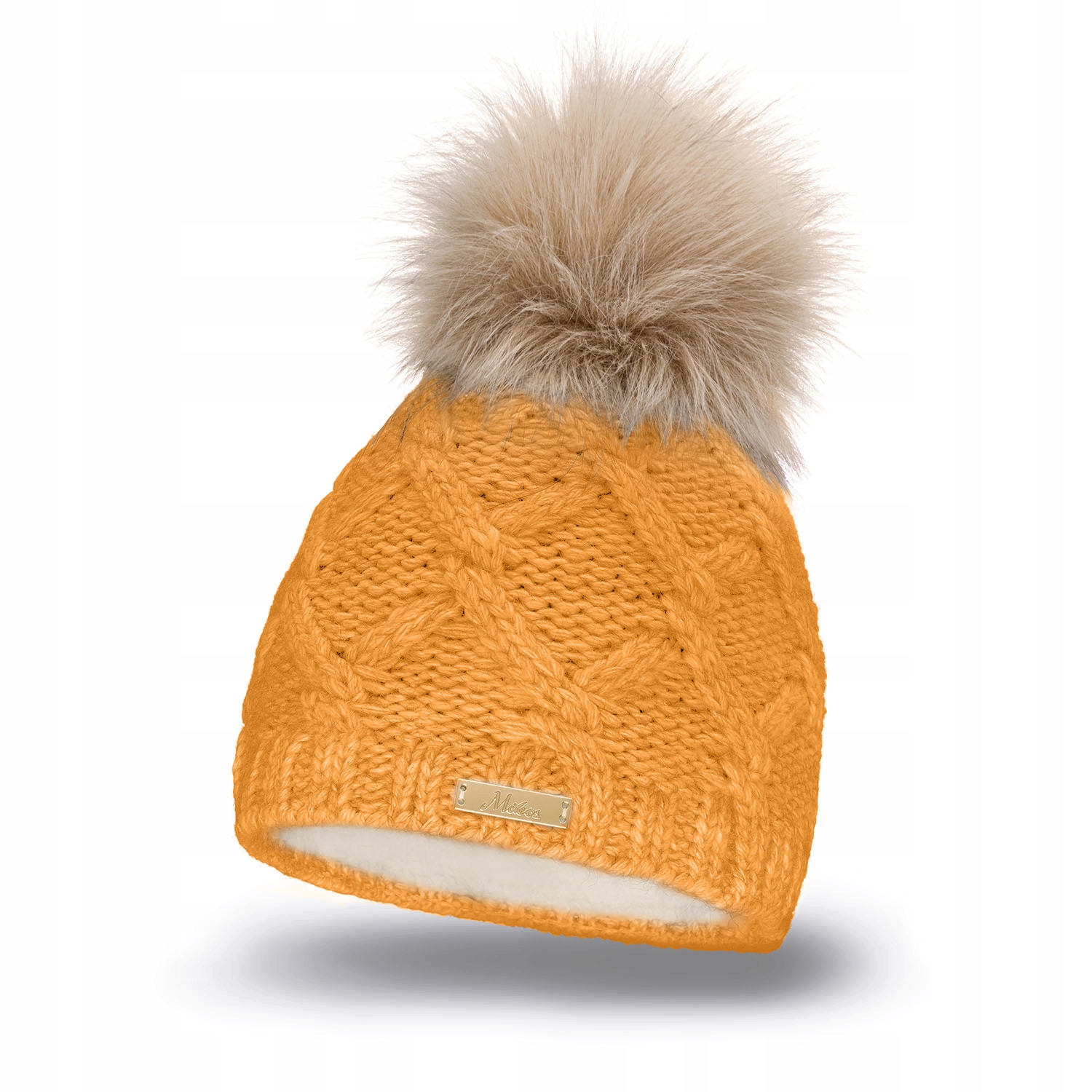 

Mikos czapka zimowa damska podwójna z pomponem 682