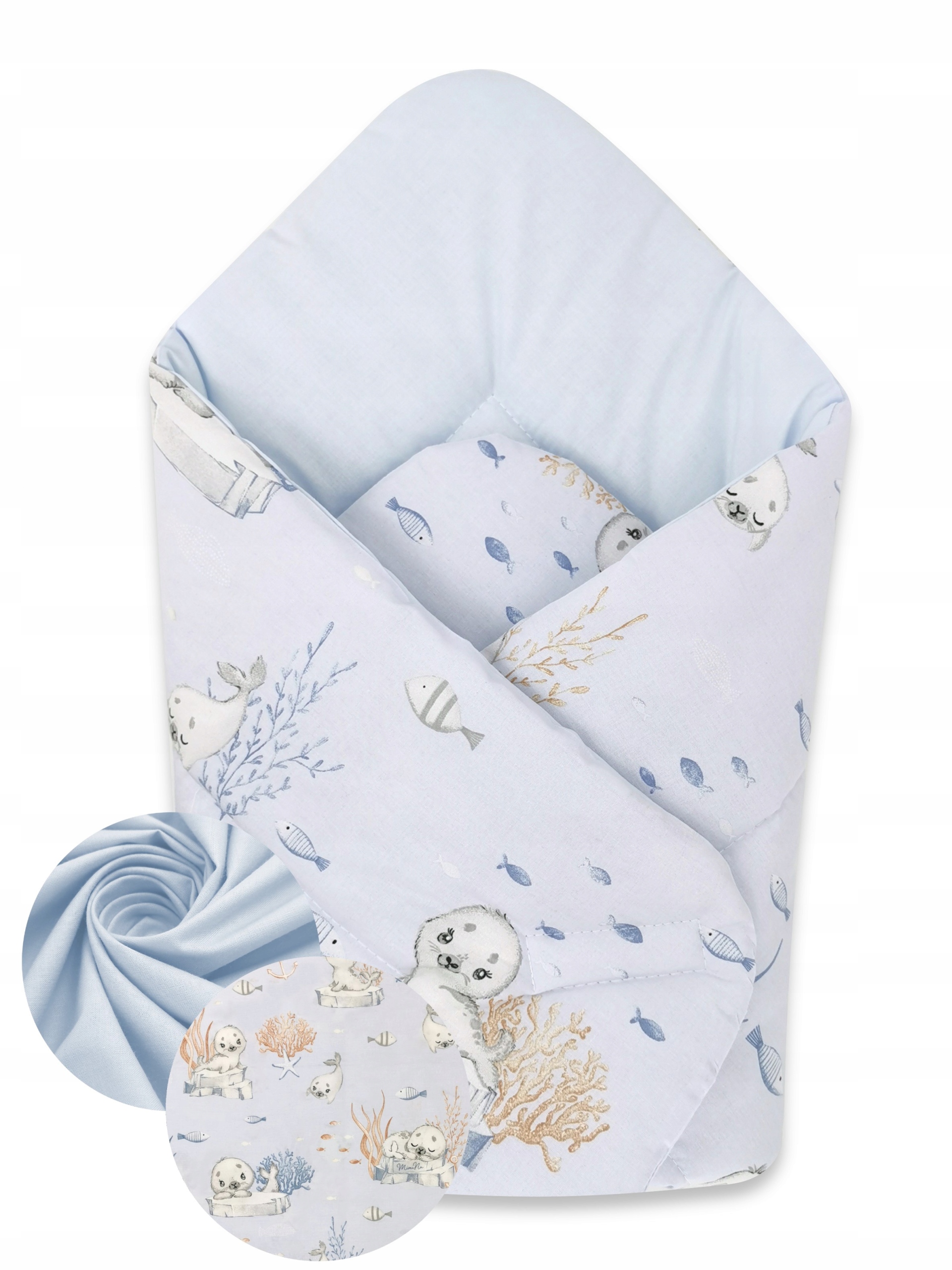 

Rożek niemowlęcy usztywniany kokos Foczki N.