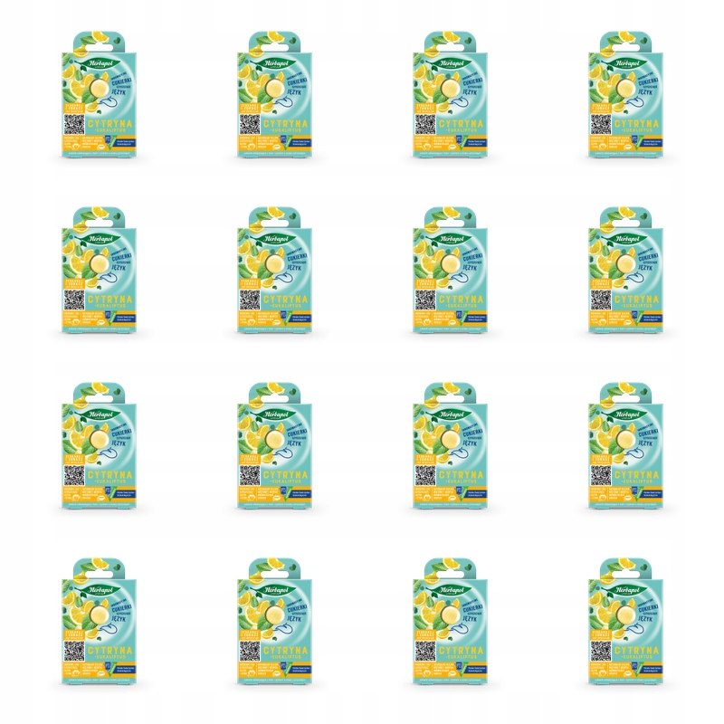 Herbapol Bonbóny s příchutí Citron a eukalyptu 20 g X16