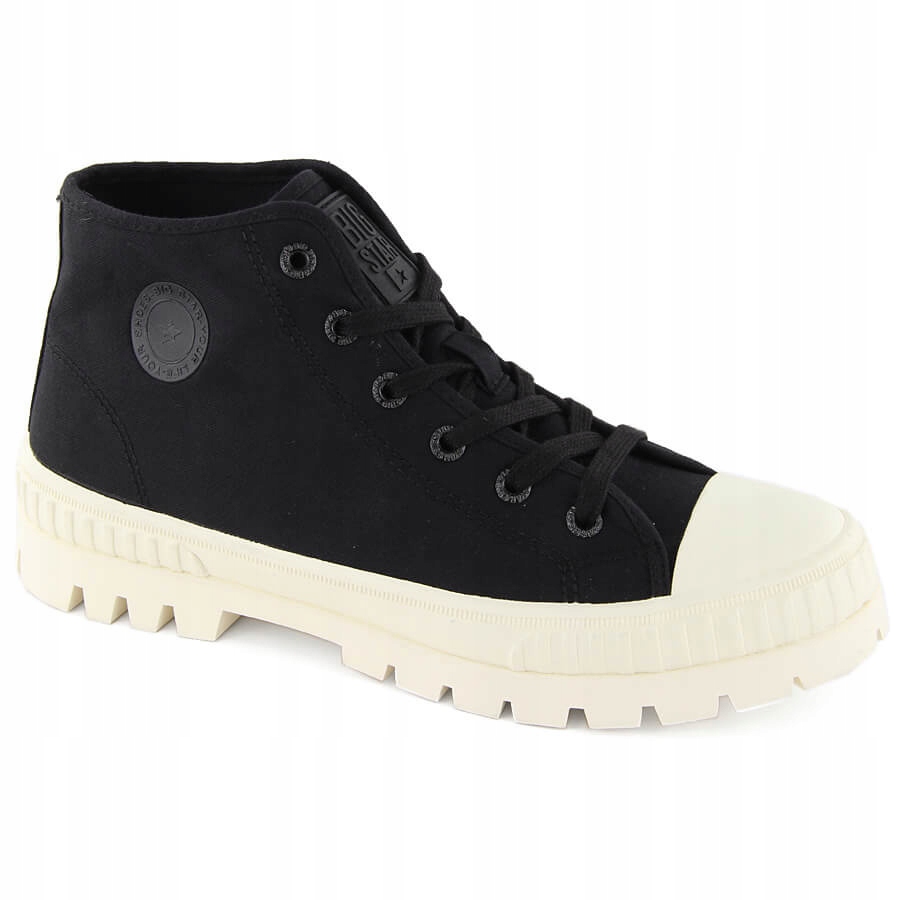 Tenisky nad kotník šněrovací černé Big Star 40