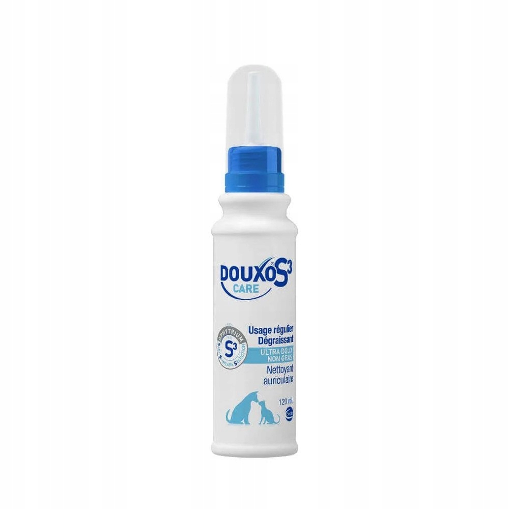 Douxo S3 Care Ear 120ml preparat do czyszczenia uszu dla psa i kota