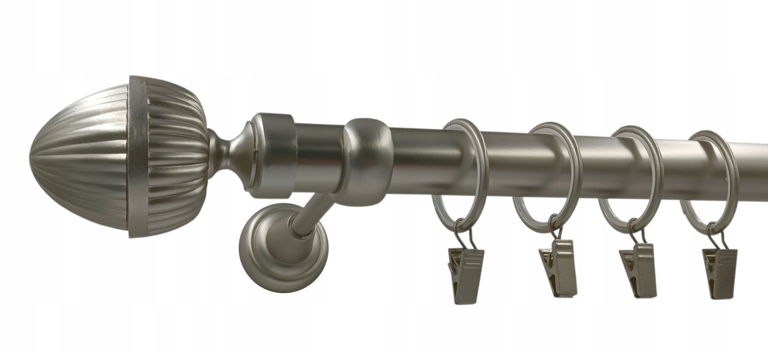 Garnýž fi25mm Satén 480cm Milano