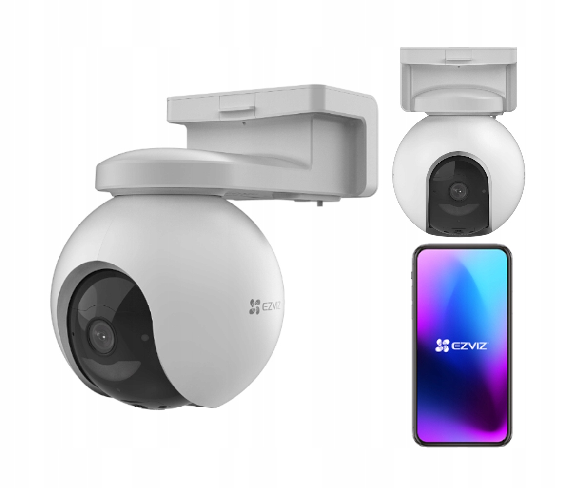 Kamera Ip Bateryjna Ezviz EB8 4G 2K 3MP Lte Obrotowa Akumulator 10400 mAh