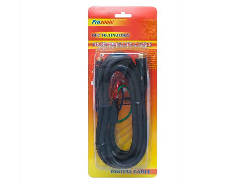 Kabel DVI-I na 3xRCA 3 m
