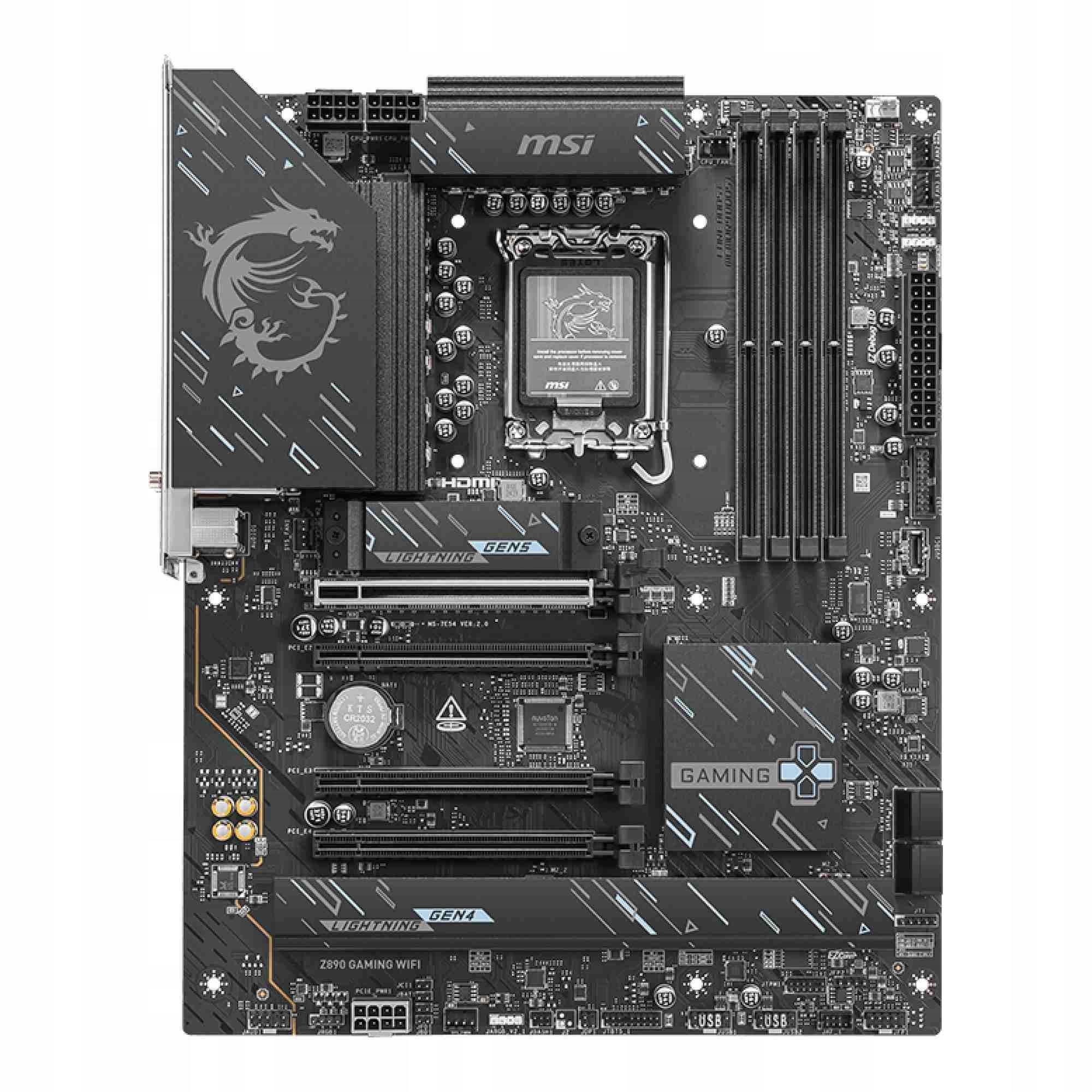 Msi Z890 Gaming Wifi Atx DDR5 PCIe 5.0 Thunderbolt 4 WiFi 7 Bluetooth 5.4