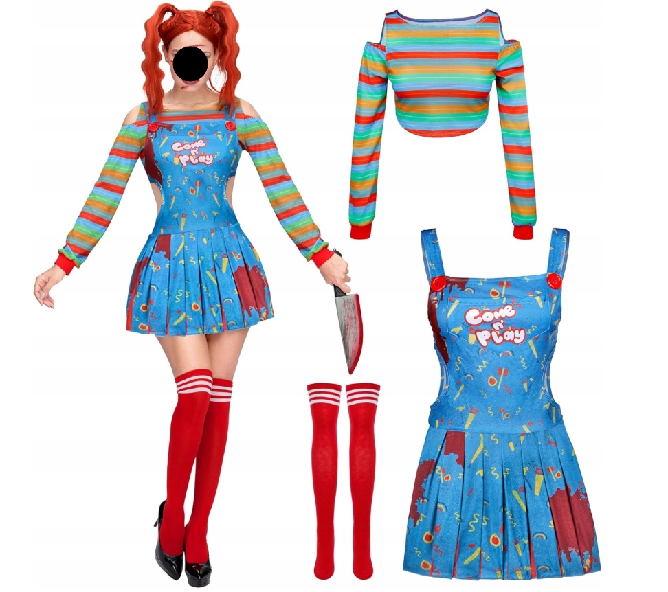 Kostým Panenka Chucky Smrtící Lalka Převlek Sada Halloween L