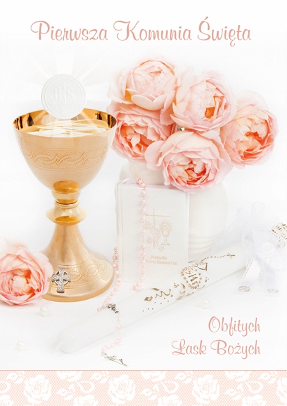 

Pamiątka Pierwszej Komunii Św Karnet B6B Wzór 4