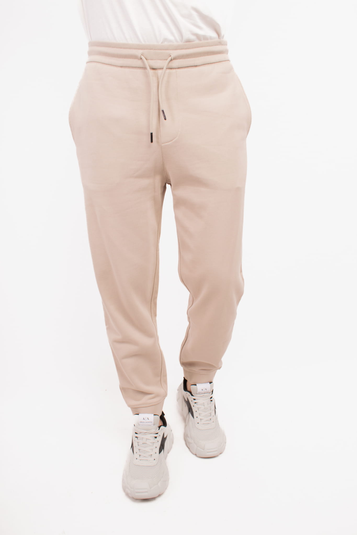 Pánské kalhoty Armani Exchange 6DZPJE ZJ4XZ 17AB béžová M