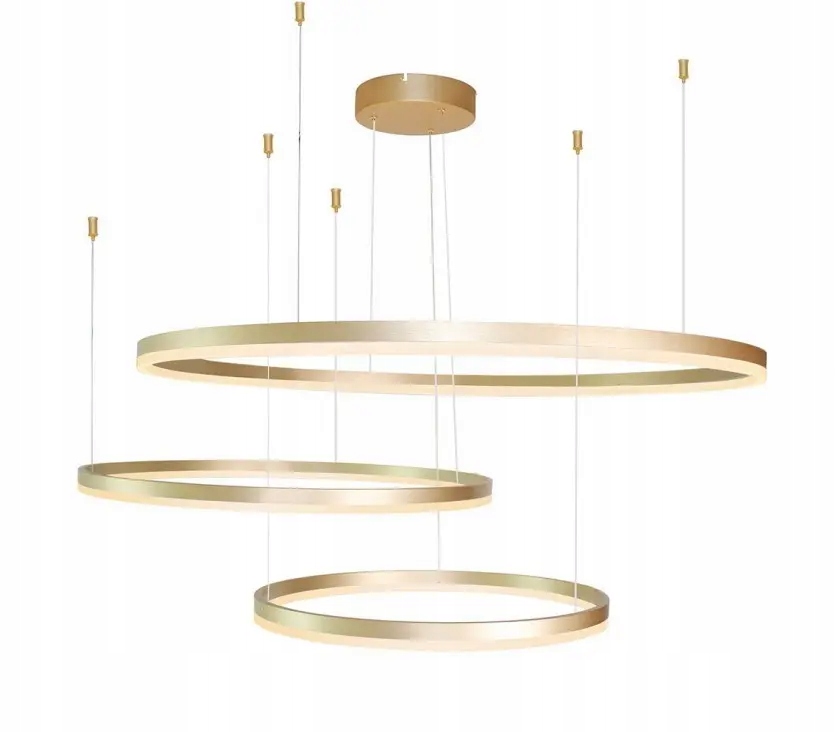 Lampa wisząca AZzardo Halo 3 -punkty światła zintegrowane źródło Led