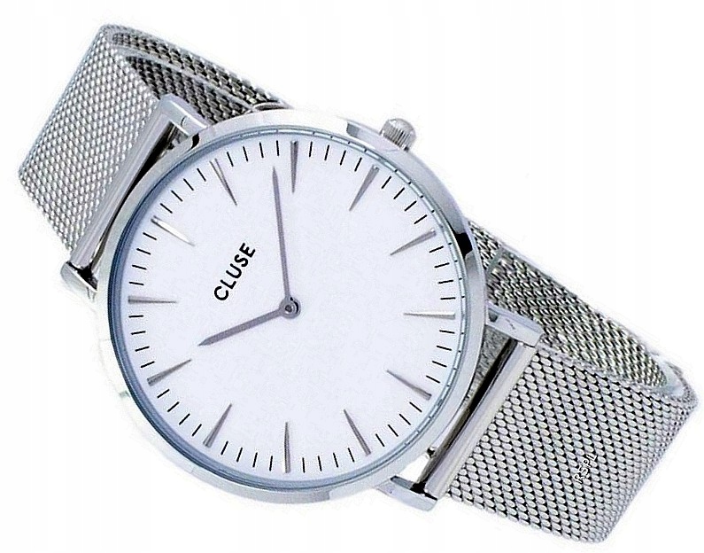 

Zegarek Damski Cluse CL18105 La Boheme Silver Mesh