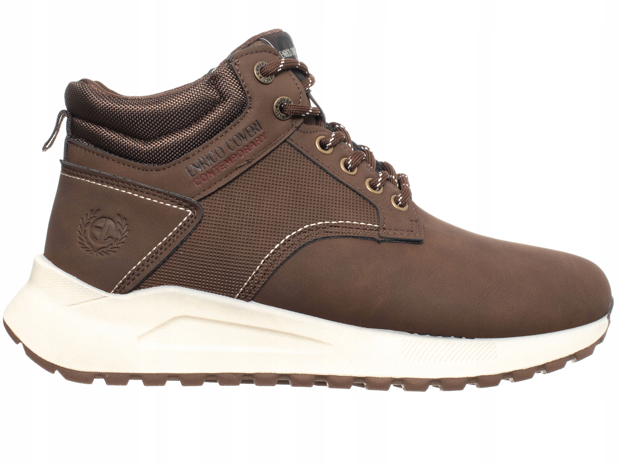 Enrico Coveri Pánské Boty Claus EJM526D05/04 hnědé kotníkové boty