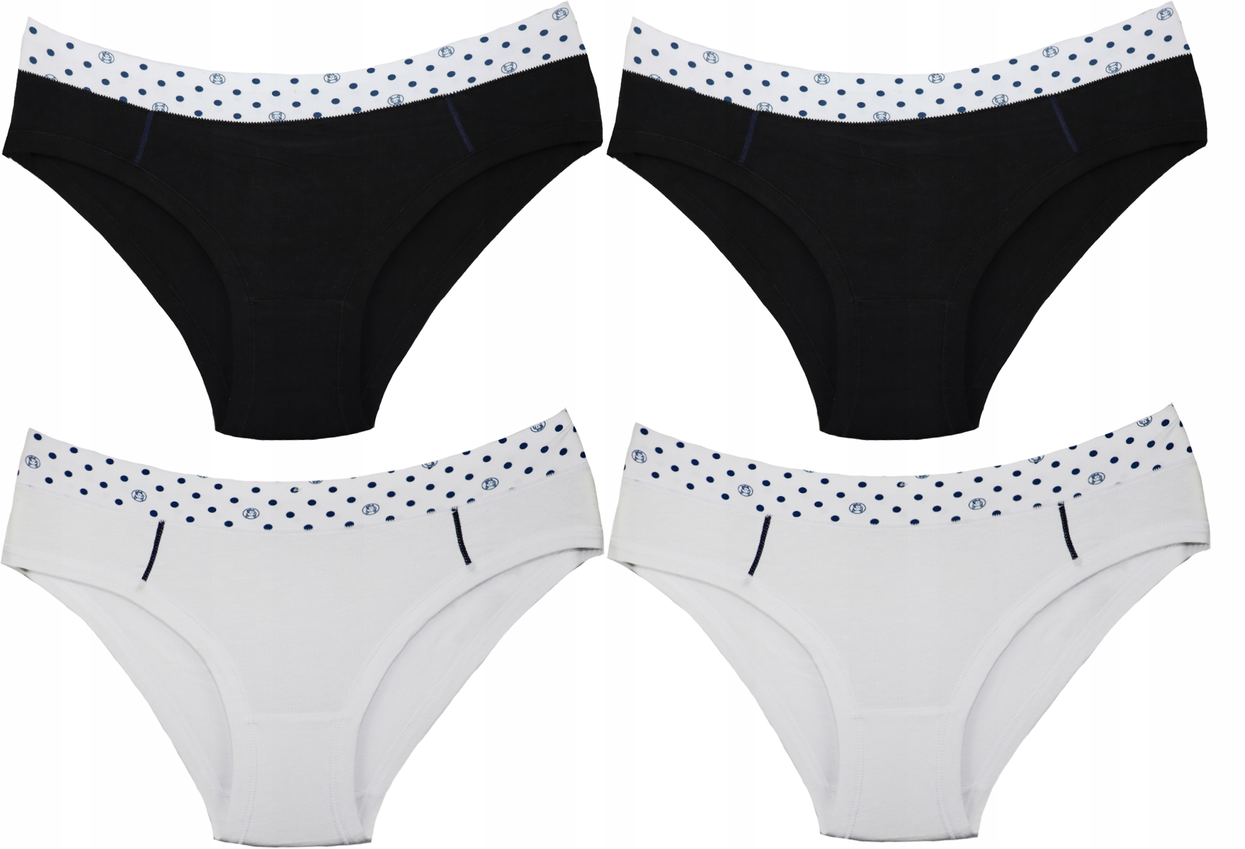 

majtki bawełniane Figi damskie 4-pak