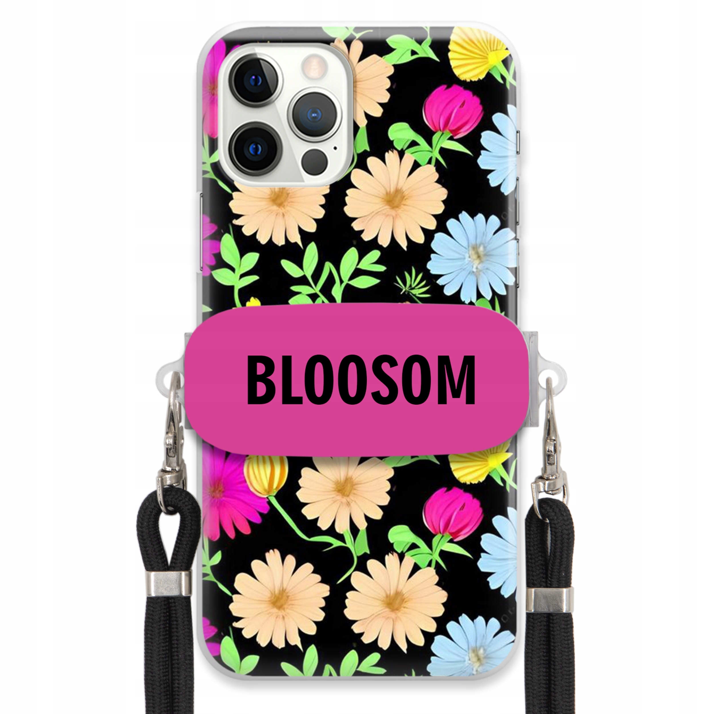 Puzdro Crossbody Pre Iphone 12 Pro Puzdro Kvety Bloosom Flower