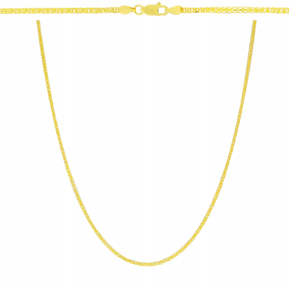 Złoty łańcuszek Lisi Ogon 45 cm złoto próby 585
