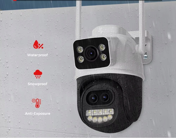 KAMERA ZEWNĘTRZNA OBROTOWA WIFI 9MP 8X ZOOM ICSEE ULTRA HD Marka bez marki