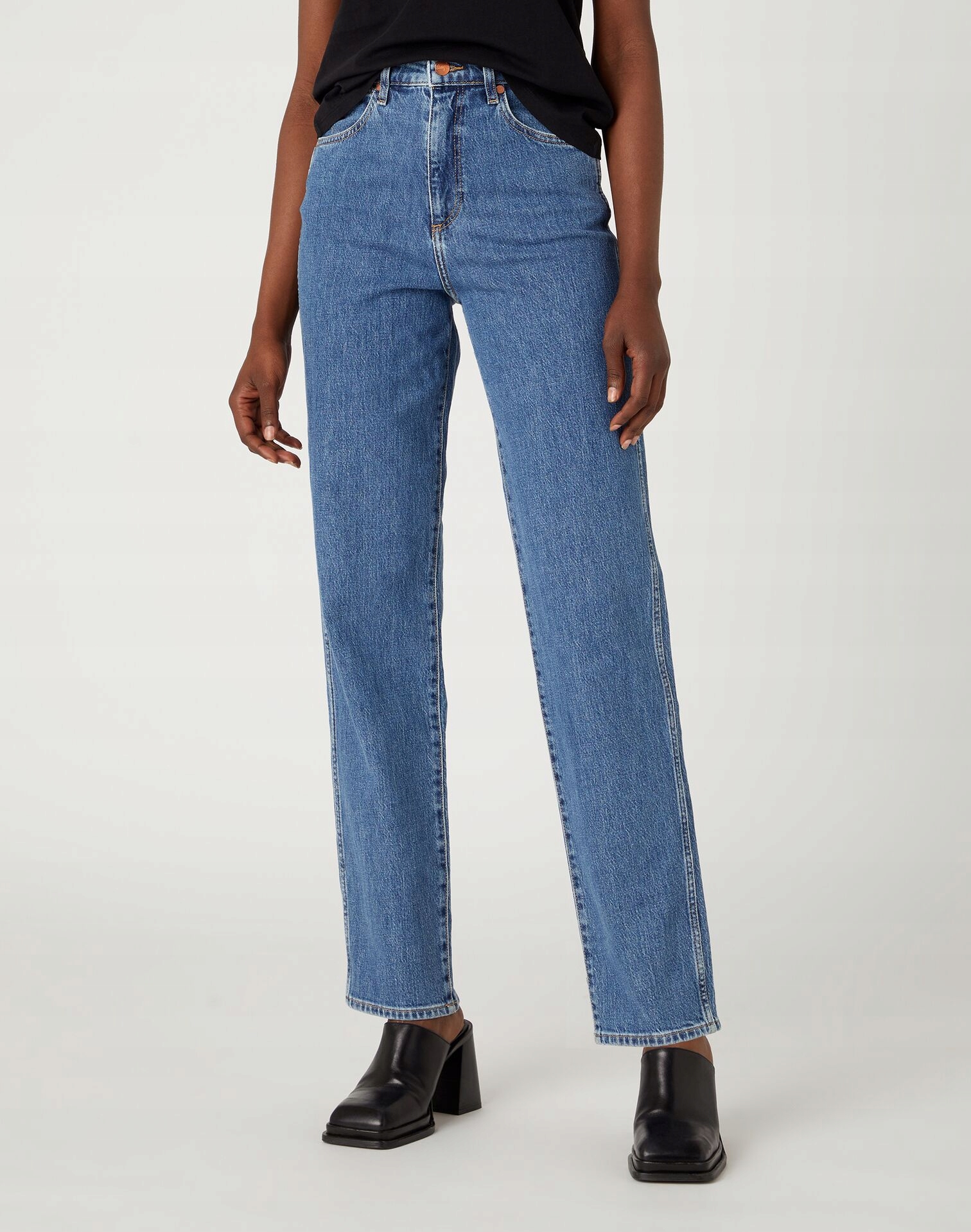 Damskie Spodnie Wrangler Mom Straight W29 L30