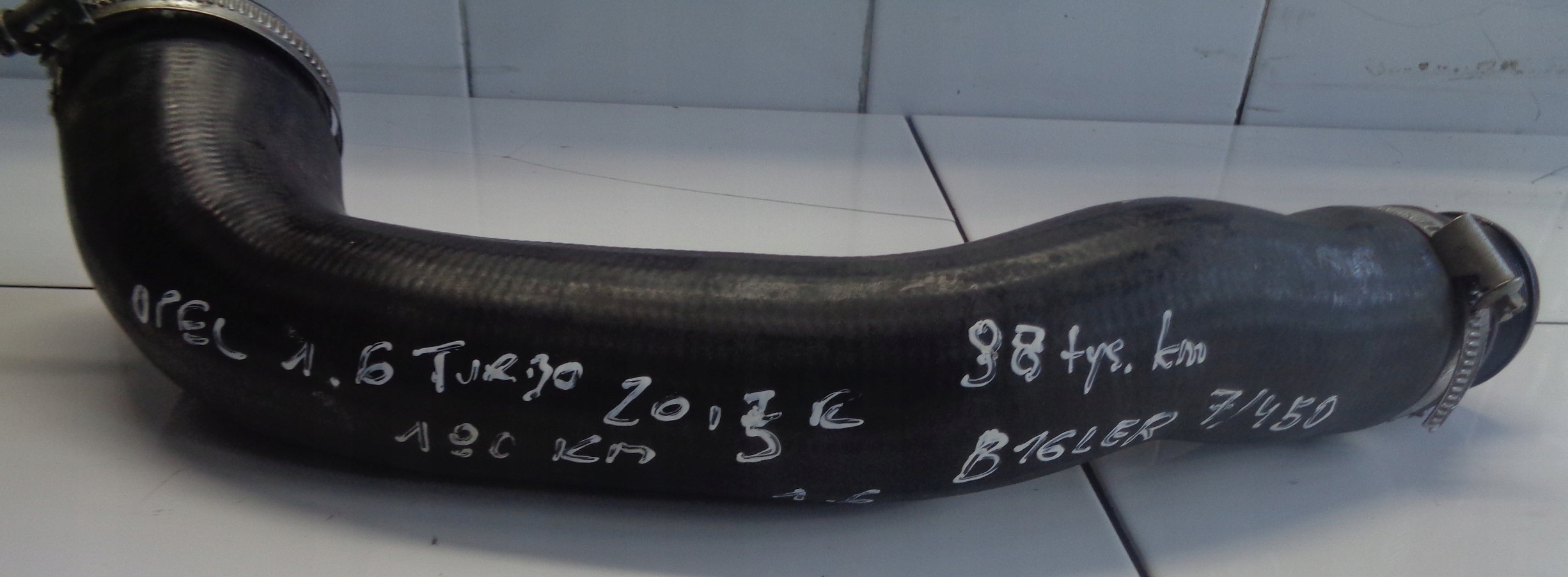 OPEL CORSA E 1.6 OPC T rohr intercooler 13403236