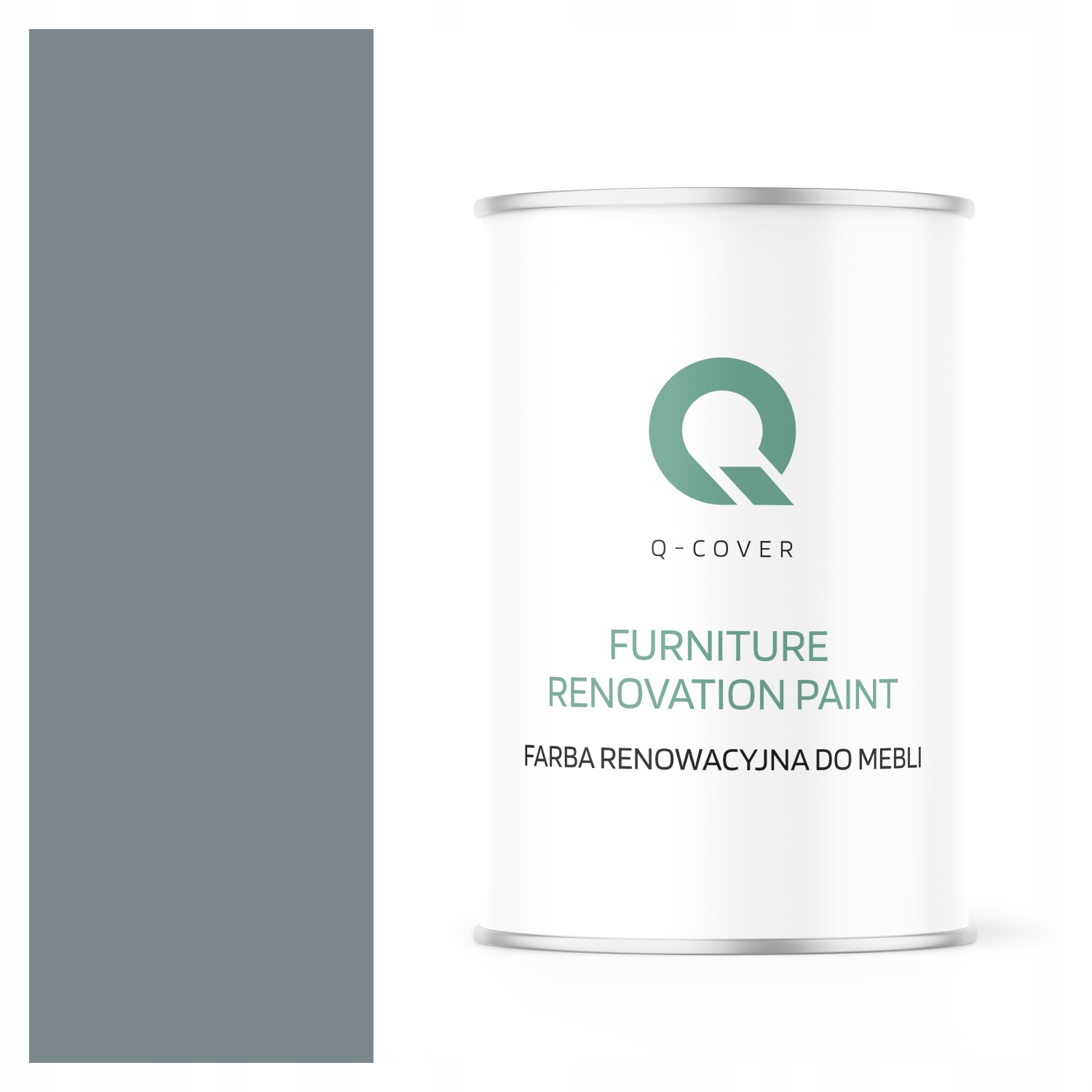 Farba Do Mebli Kuchennych Frontów Szafek Wiewiórka Szara RAL7000 Połysk 1L